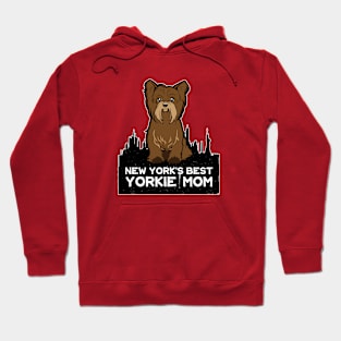 New York Best Yorkie Mom Hoodie